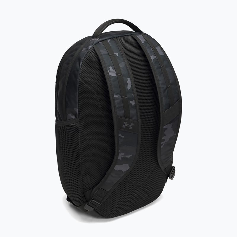 Urban backpack Under Armour Hustle 6.0 29 l black/black/metallic silver 2