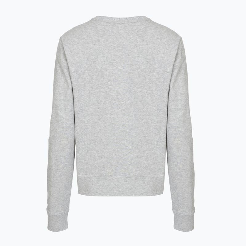 Women's sweatshirt Under Armour Sport Terry Crew mod gray light heather/white 2