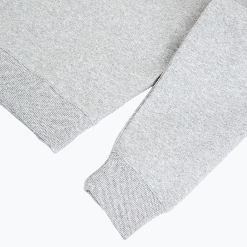 Women's sweatshirt Under Armour Rival Fleece Script HZ mod gray light heather/white 4