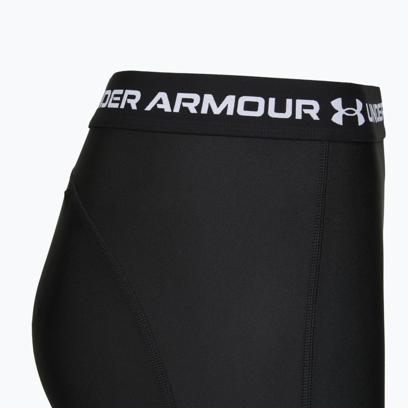 Women's training shorts Under Armour HeatGear Shorty ultimate black/white 4