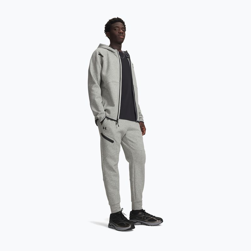 Men's trousers Under Armour Unstoppable Fleece mod gray/black 2