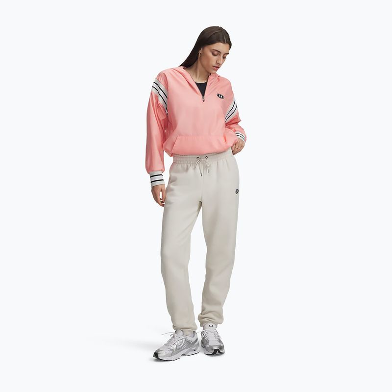 Women's trousers Under Armour Icon Fleece Nov Jogger summit white/white 2