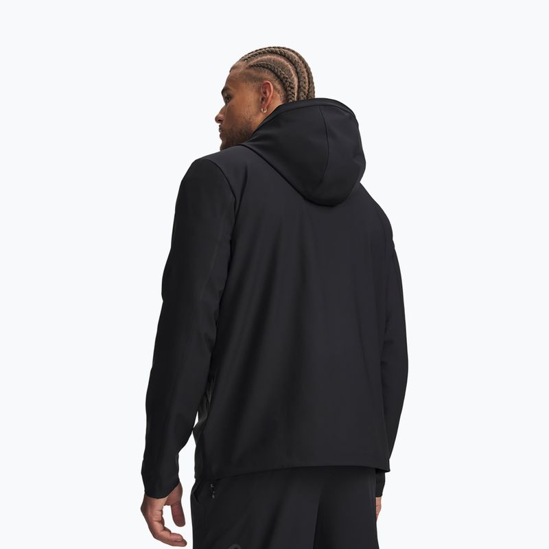 Men's jacket Under Armour Unstoppable Woven Jacket black/black 2
