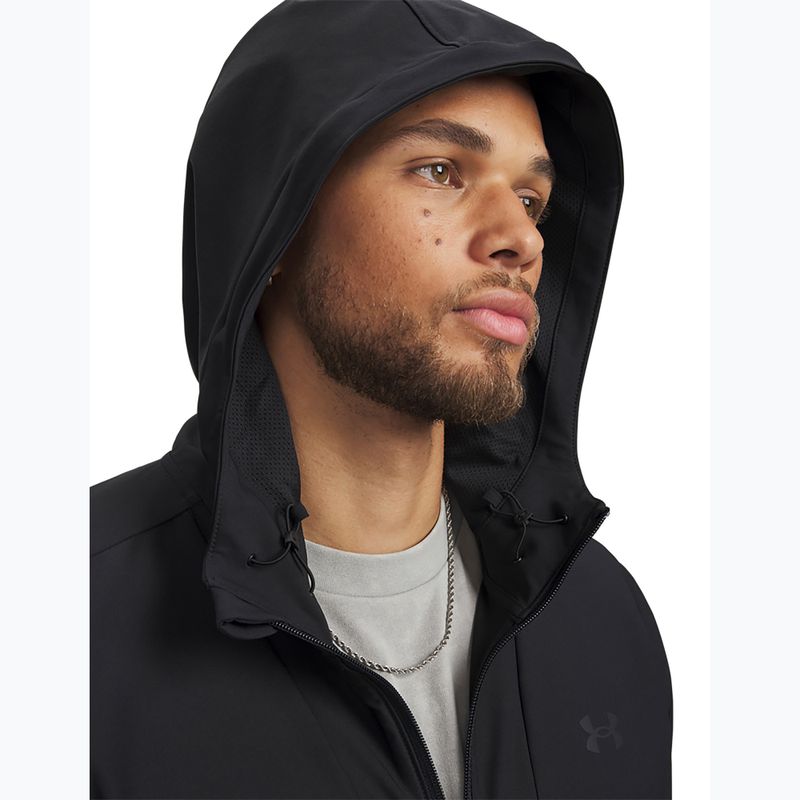 Men's jacket Under Armour Unstoppable Woven Jacket black/black 3