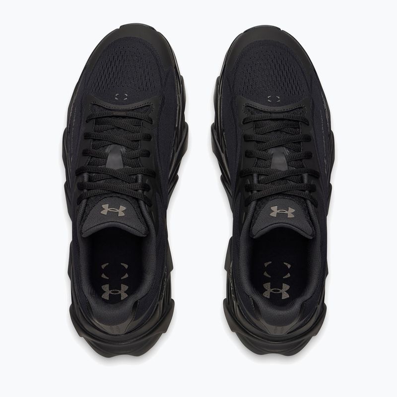 Men's running shoes Under Armour Halo Runner 2 Black/Anthracite/Metallic Black 3