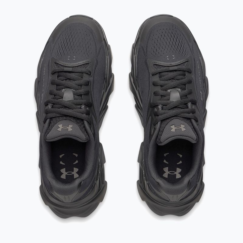 Women's running shoes Under Armour Halo Runner 2 Black/Anthracite/Metallic Black 3