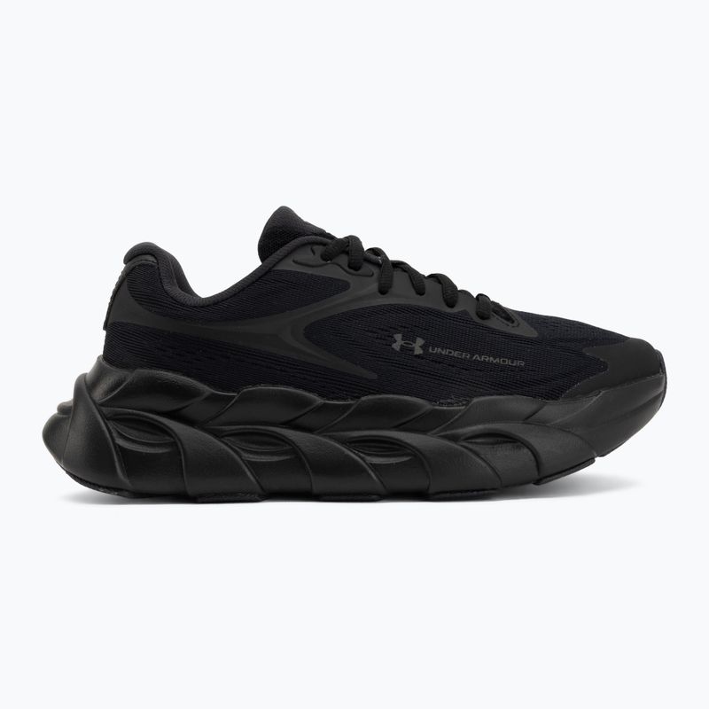Women's running shoes Under Armour Halo Runner 2 Black/Anthracite/Metallic Black 2
