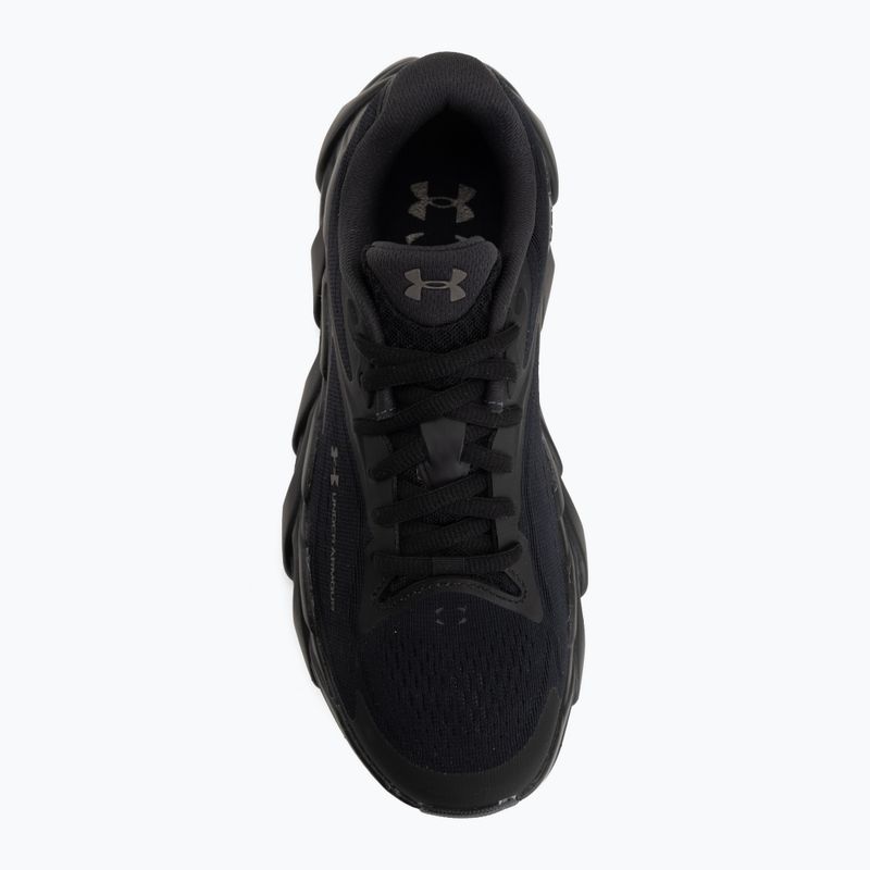 Women's running shoes Under Armour Halo Runner 2 Black/Anthracite/Metallic Black 5