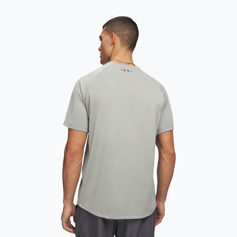 Men's training shirt Under Armour Tech Graphic Tee titanium/black 2
