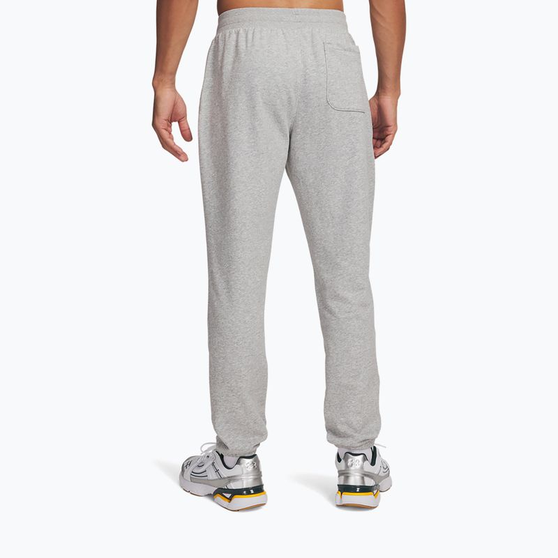 Men's trousers Under Armour Rival LW Jogger mod gray light heather/black 3