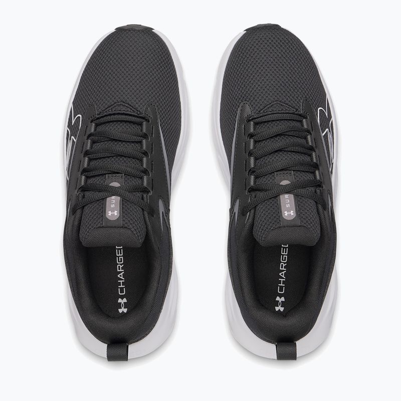 Men's running shoes Under Armour Surge 5 black/black/white 3