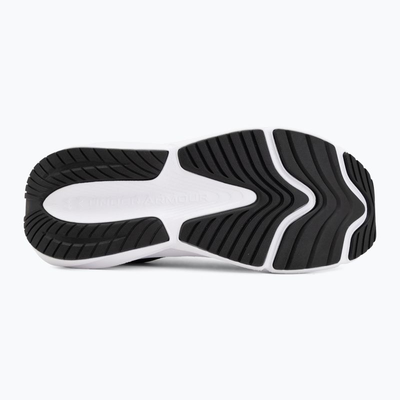 Men's running shoes Under Armour Surge 5 black/black/white 4