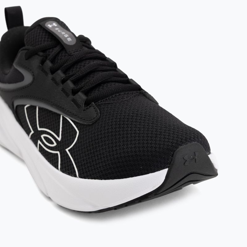 Men's running shoes Under Armour Surge 5 black/black/white 7