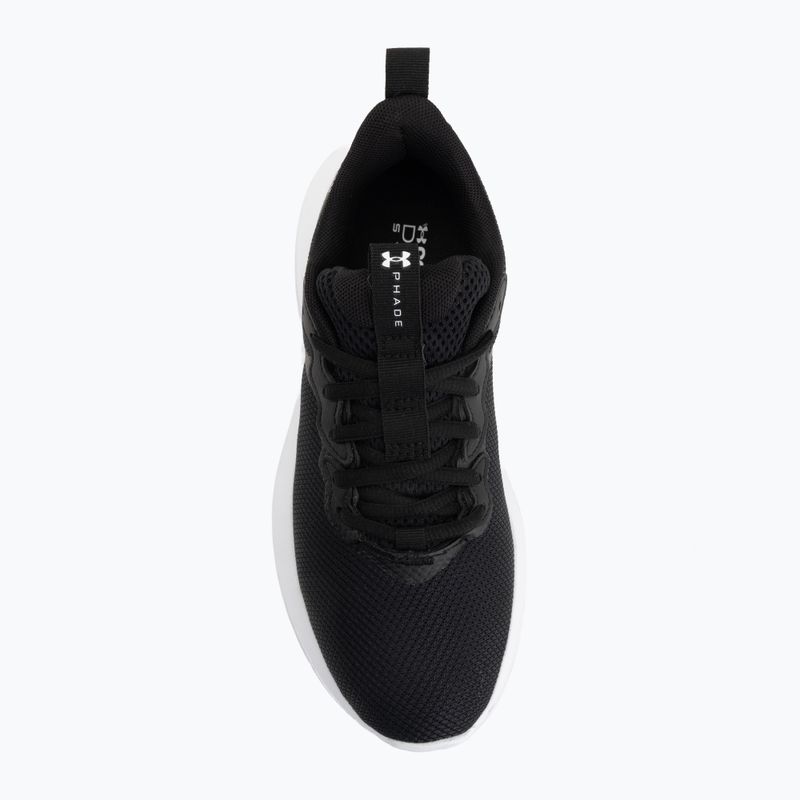 Women's running shoes Under Armour Phade RN 4 black/black/white 5