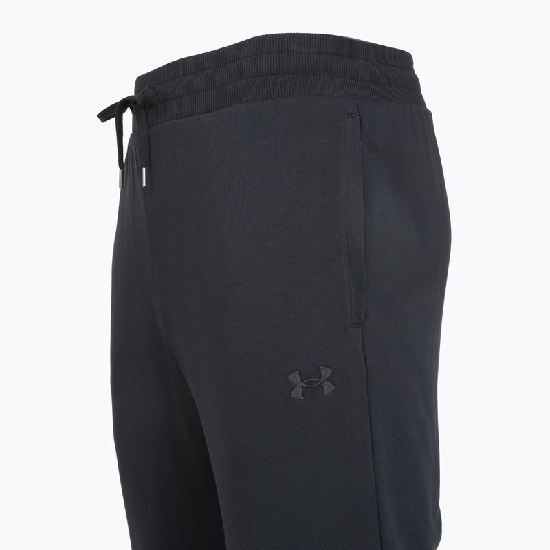Men's trousers Under Armour Rival LW Jogger black/black 3