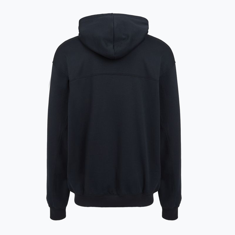 Men's sweatshirt Under Armour Rival LW Graphic Hoodie black/black 5