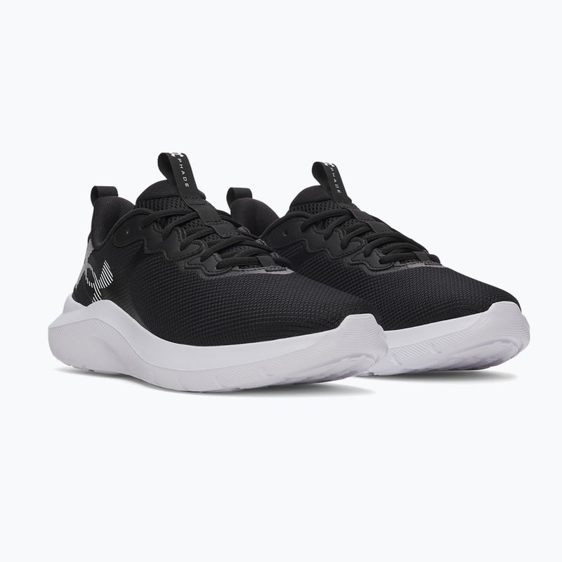 Men's running shoes Under Armour Phade RN 4 black/black/white 2