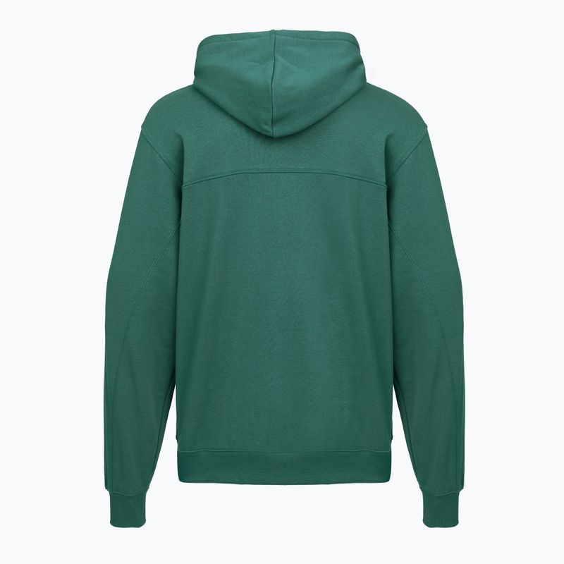 Men's sweatshirt Under Armour Rival LW Graphic Hoodie rack green/black 2