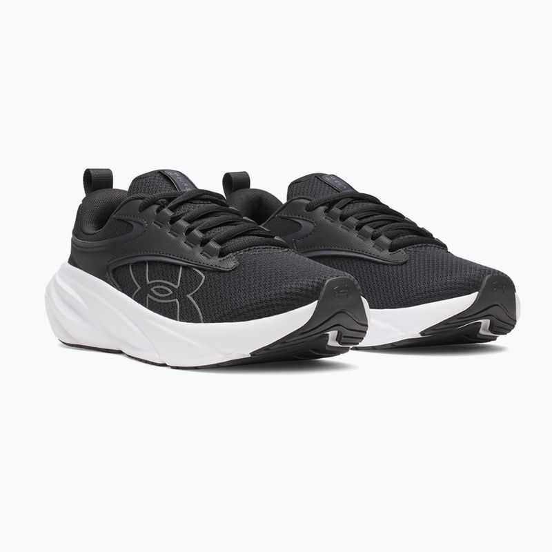 Women's running shoes Under Armour Surge 5 black/white/castlerock 2