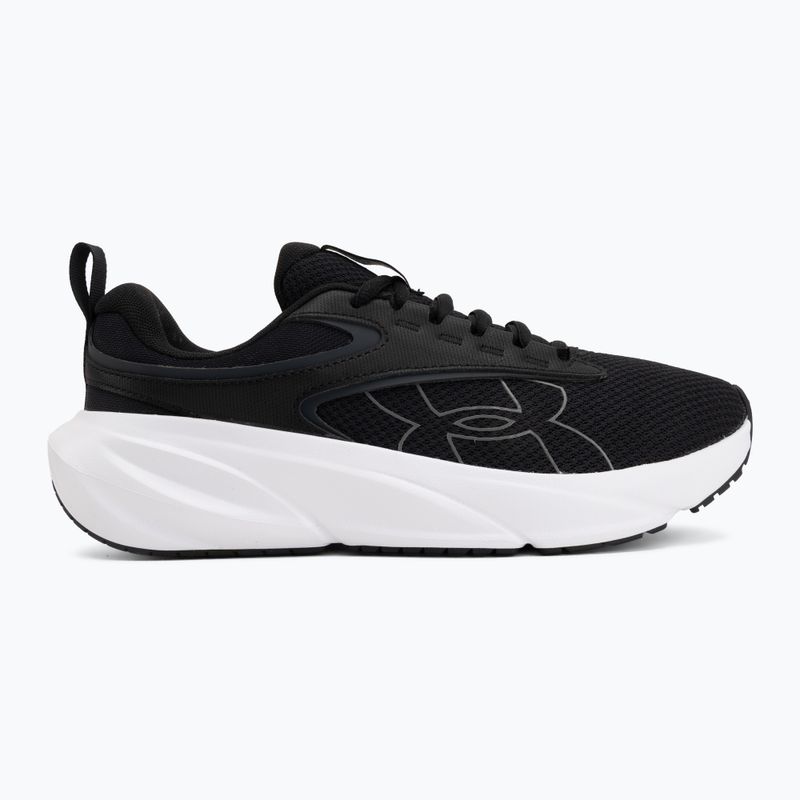 Women's running shoes Under Armour Surge 5 black/white/castlerock 2