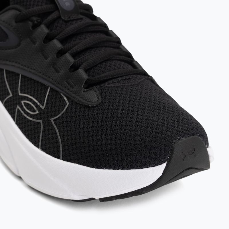 Women's running shoes Under Armour Surge 5 black/white/castlerock 7