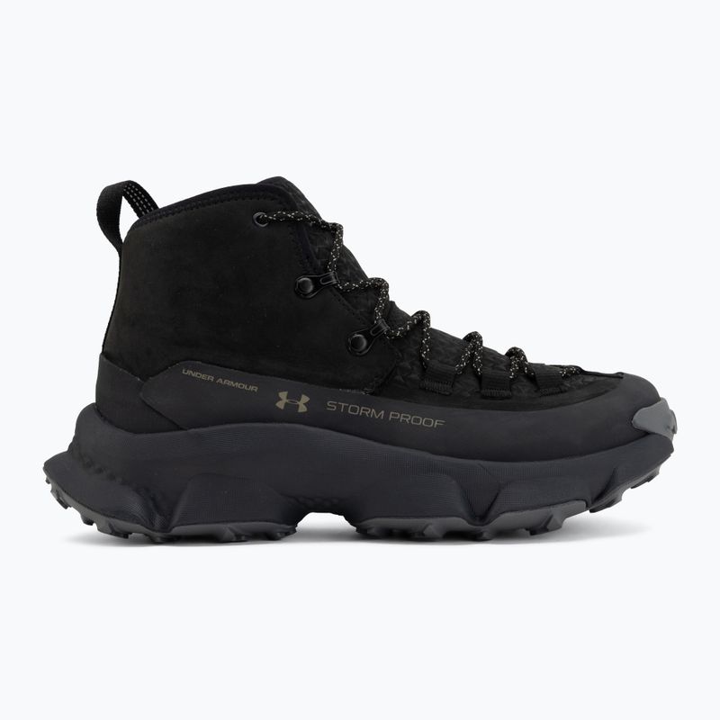 Men's trekking boots Under Armour Charged Expanse Mid LTHR WP Black/Anthracite/Bayou 2