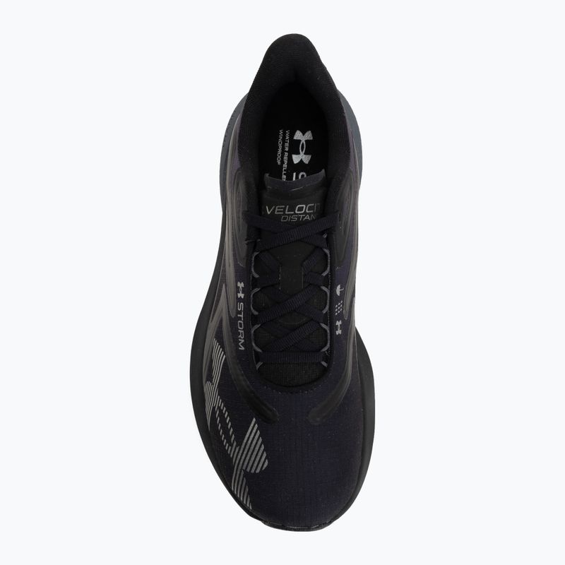 Running shoes Under Armour Velociti Distance Storm black/castlerock/metallic gun metal 5