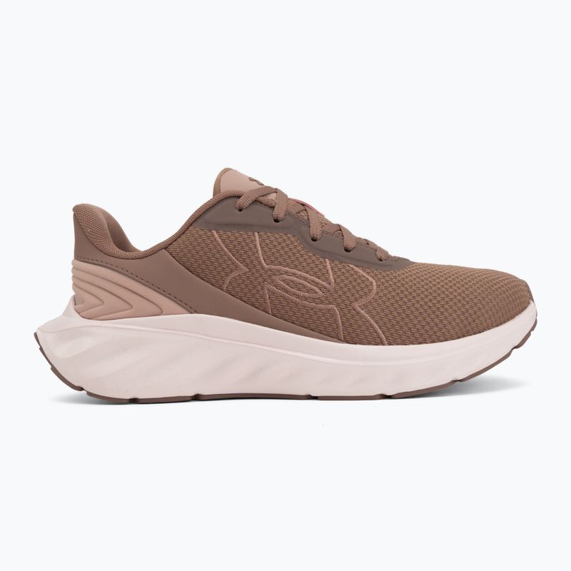 Women's running shoes Under Armour Ascend BL deep almond/apex pink/deep almond 2