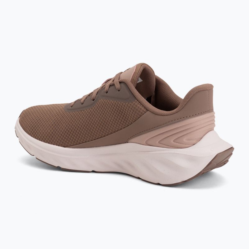 Women's running shoes Under Armour Ascend BL deep almond/apex pink/deep almond 3
