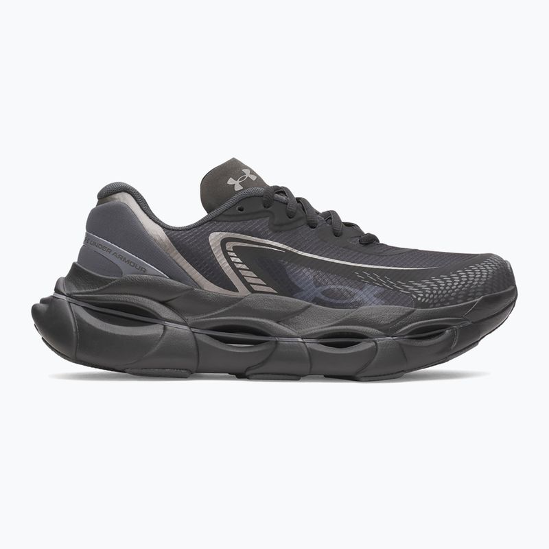 Women's running shoes Under Armour Halo Racer 2 black/anthracite/metallic black