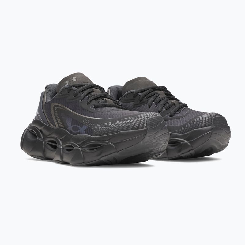 Women's running shoes Under Armour Halo Racer 2 black/anthracite/metallic black 2