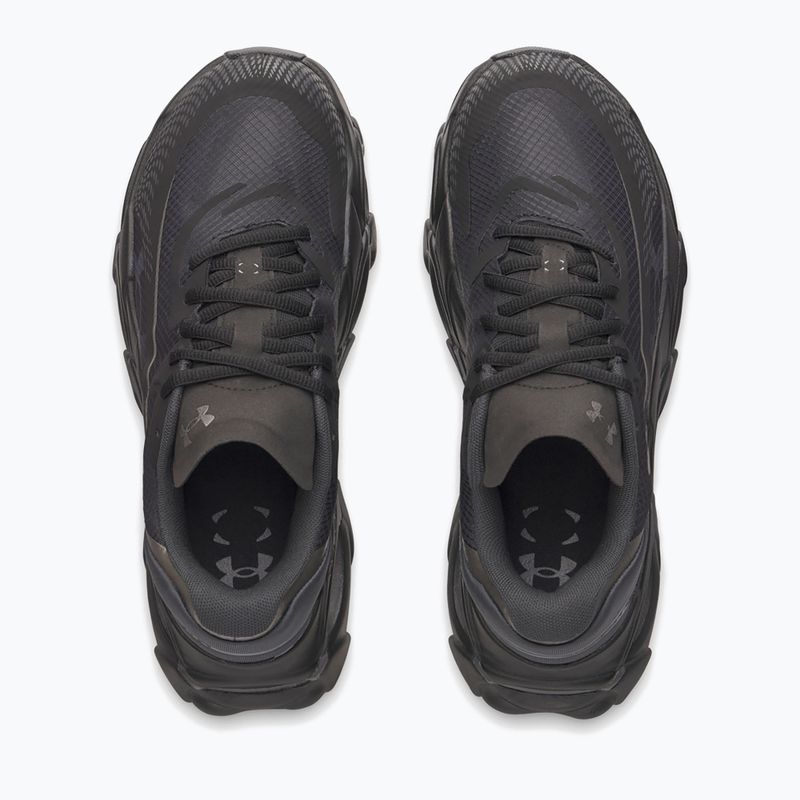 Women's running shoes Under Armour Halo Racer 2 black/anthracite/metallic black 3