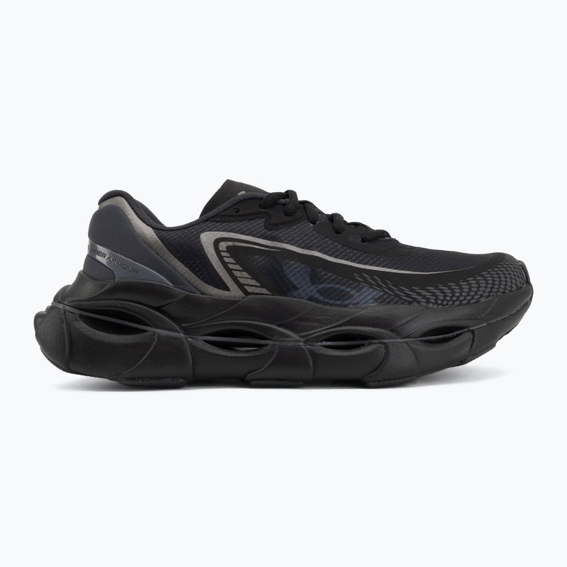 Women's running shoes Under Armour Halo Racer 2 black/anthracite/metallic black 2