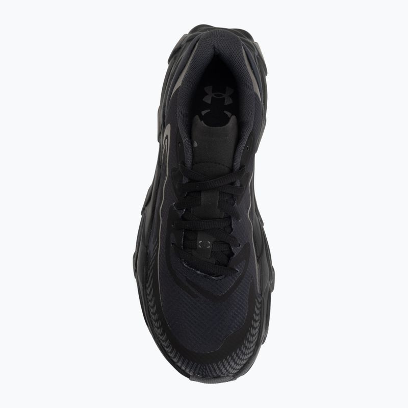 Women's running shoes Under Armour Halo Racer 2 black/anthracite/metallic black 5