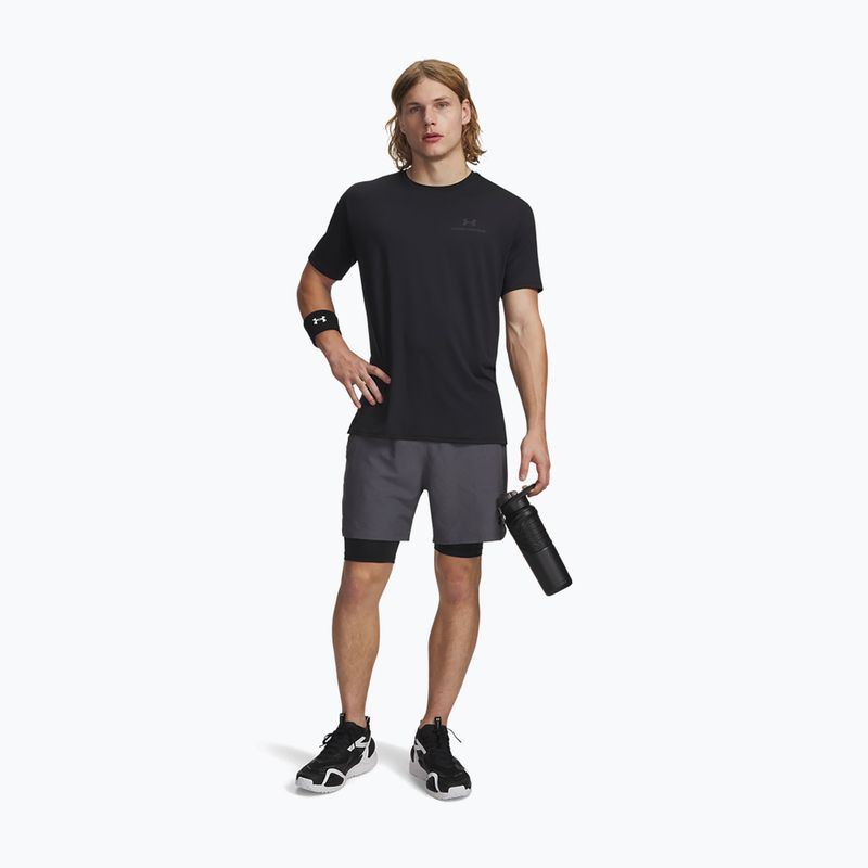 Men's training shorts Under Armour Vanish Woven 2.0 2IN1 Shorts castlerock/black 2