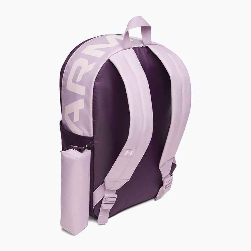 Urban backpack Under Armour Essential Printed Backpack mauve pink/purple echo/white 2