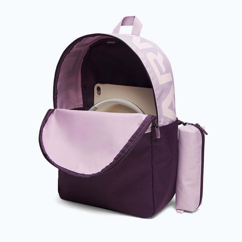 Urban backpack Under Armour Essential Printed Backpack mauve pink/purple echo/white 3