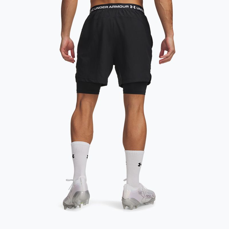 Men's training shorts Under Armour Vanish Woven 2.0 2IN1 Shorts black/white 3