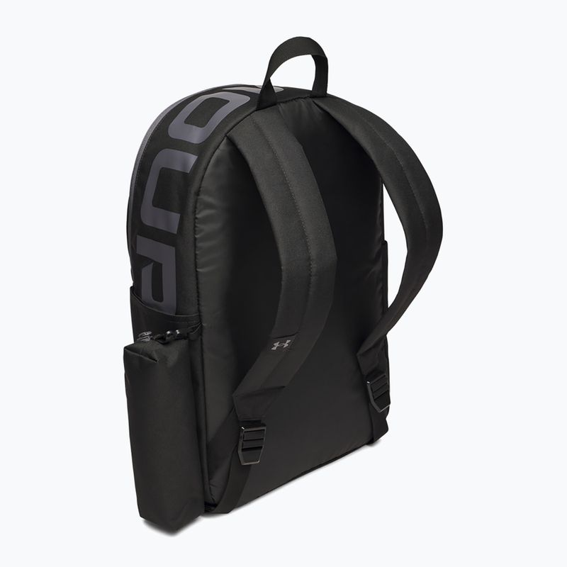 Urban backpack Under Armour Essential Printed Backpack black/black/castlerock 3
