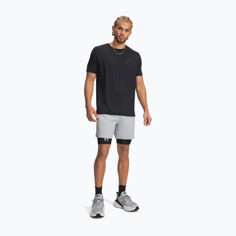 Men's training shorts Under Armour Vanish Woven 2.0 Shorts mod gray/black 2