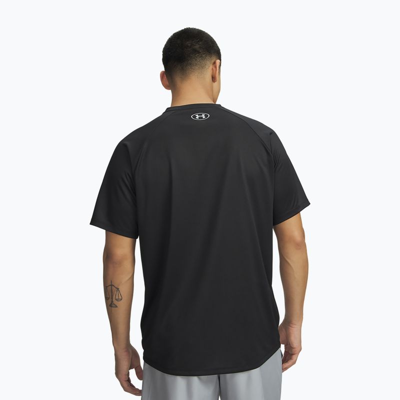 Men's training shirt Under Armour Tech Graphic Tee black/mod gray 2