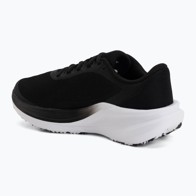 Women's running shoes Under Armour Chase black/black/white 3