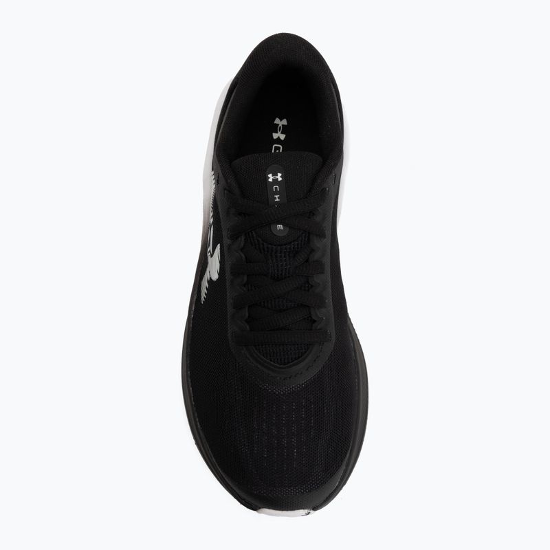 Women's running shoes Under Armour Chase black/black/white 5