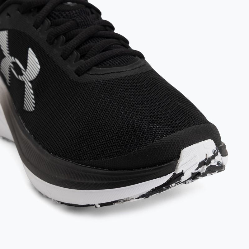 Women's running shoes Under Armour Chase black/black/white 7