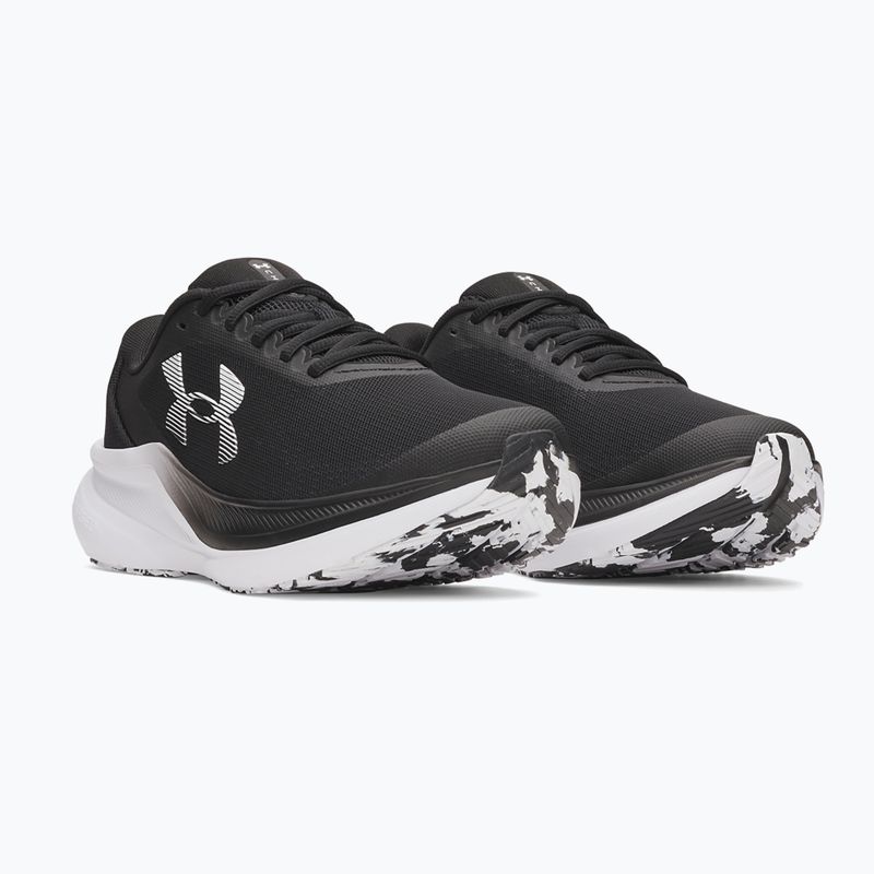 Women's running shoes Under Armour Chase black/black/white 2