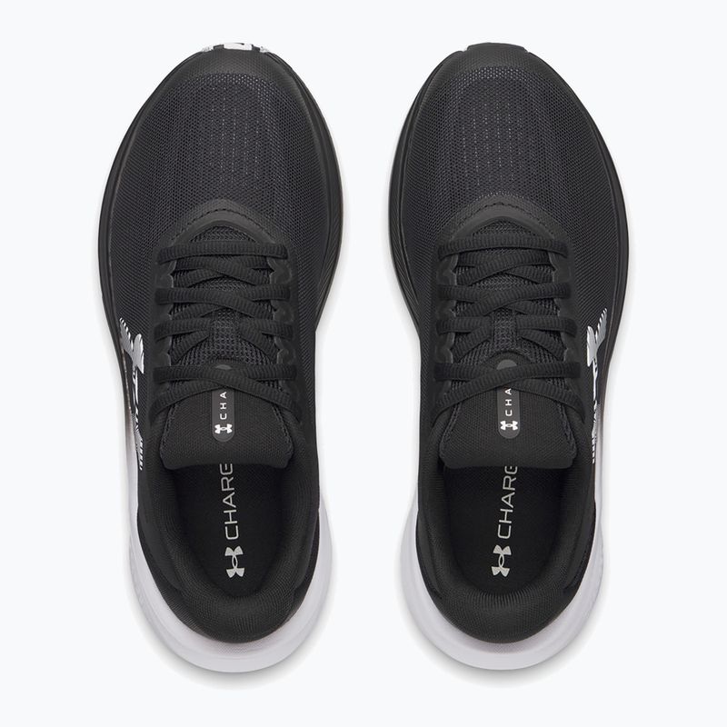 Women's running shoes Under Armour Chase black/black/white 3