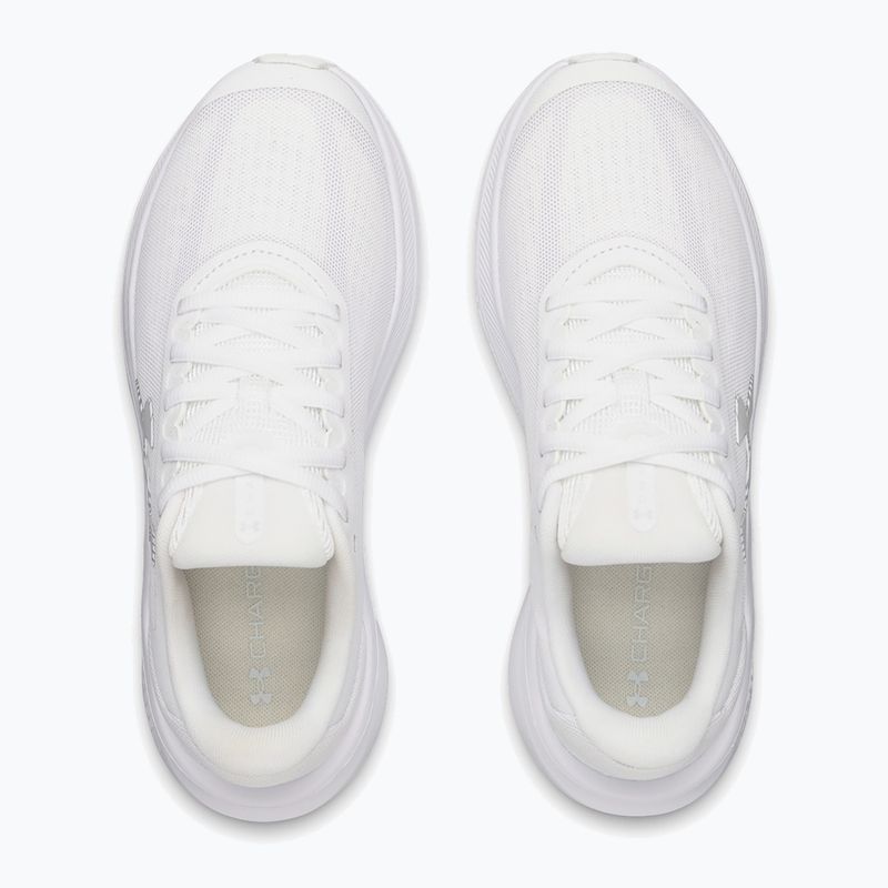 Women's running shoes Under Armour Chase white/white/iridescent 3