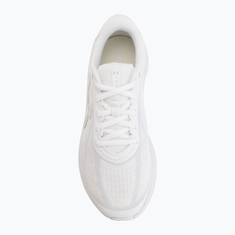 Women's running shoes Under Armour Chase white/white/iridescent 5