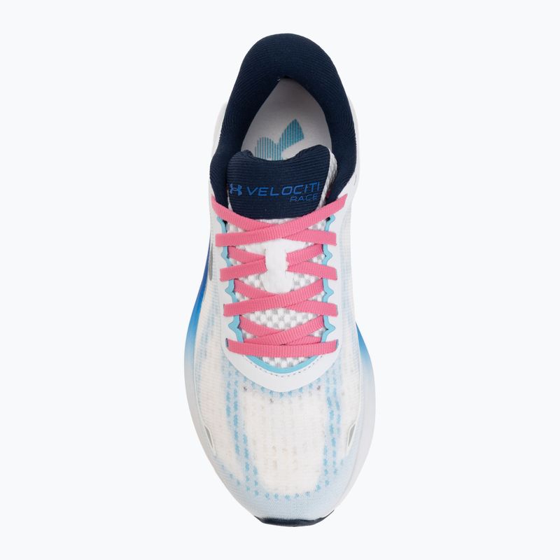 Women's running shoes Under Armour Velociti Pace white/team royal/metallic academy 5