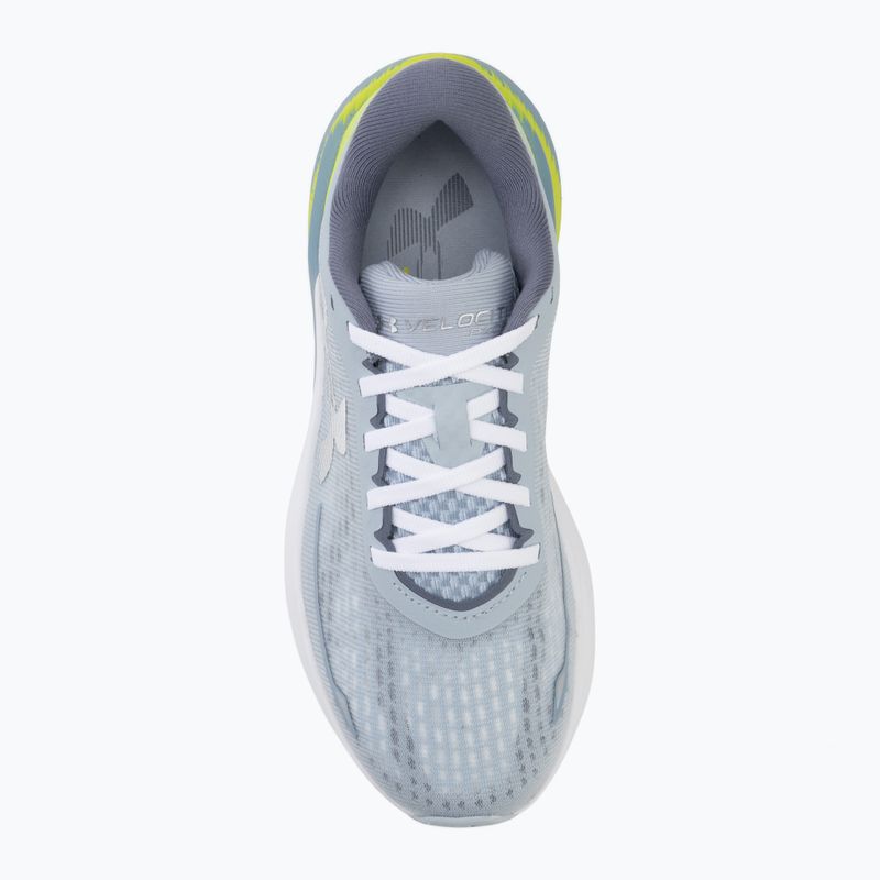 Women's running shoes Under Armour Velociti Pace blue fog/flash light/metallic silver 5